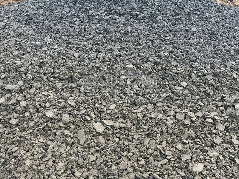 干燥后的污泥